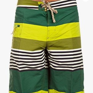 Patagonia Men’s Wavefarer Board Shorts Sz 38 Green